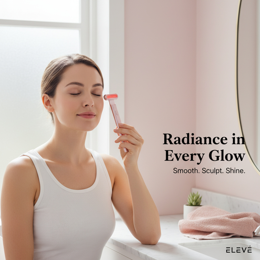 ELEVE Skincare Wand with Red Light Therapy