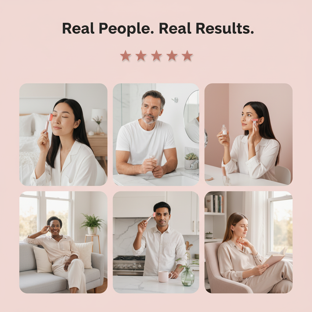 ELEVE Skincare Wand with Red Light Therapy